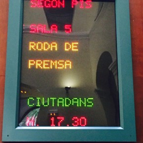 Roda de premsa C's Sabadell amb Carlos Carrizosa i Joan García