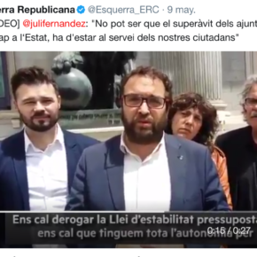 Ciutadans (Cs) reclama a Juli Fernández que priorice la alcaldía de Sabadell a su militancia en ERC