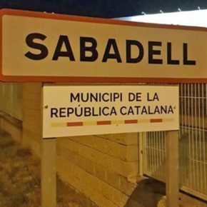 Ciudadanos (Cs) reclama al equipo de gobierno retirar los carteles a favor de la República de los accesos a Sabadell