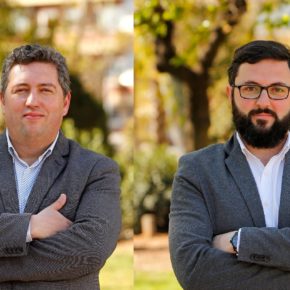 Los concejales José Luis Fernández y Ramón García, números 3 y 7 de la lista de Ciudadanos (Cs) Sabadell a las Municipales