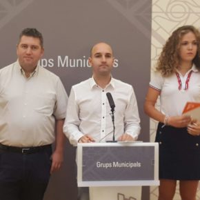 Ciudadanos (Cs) pedirá a la Junta de Portavoces de Sabadell que retire la pancarta de la fachada del Ayuntamiento